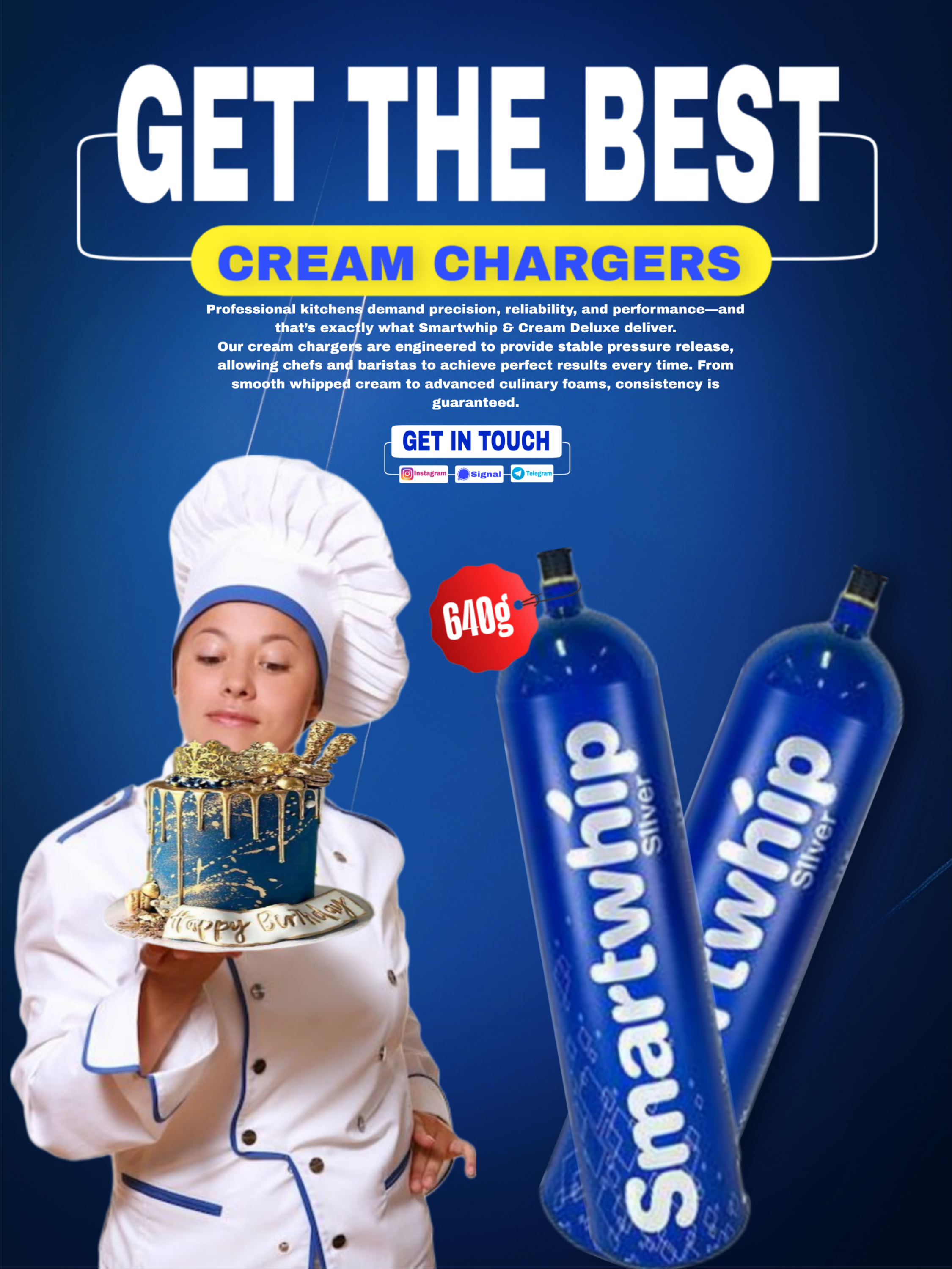 cream chargers cartridges n2o